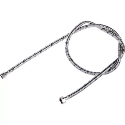 Подводка гибкая ЗУБР для воды, оплетка из нержавеющей стали, г/ш 1/2&quot; - 1,5м 51005-G/S-150 купить в Перми