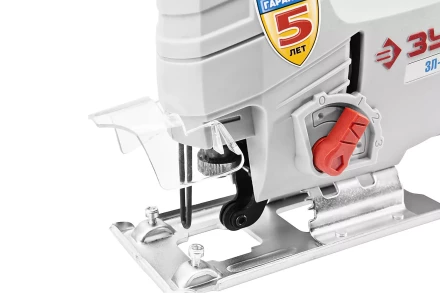 Лобзик ЗУБР, 3-х позиционный маятниковый ход, сталь-8мм/дерево-65мм, 500–3000ходов/мин, 570Вт ЗЛ-570Э купить в Перми