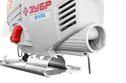 Лобзик ЗУБР, 3-х позиционный маятниковый ход, сталь-8мм/дерево-65мм, 500–3000ходов/мин, 570Вт ЗЛ-570Э купить в Перми