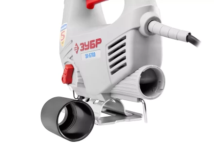 Лобзик ЗУБР, 3-х позиционный маятниковый ход, сталь-8мм/дерево-65мм, 500–3000ходов/мин, 570Вт ЗЛ-570Э купить в Перми