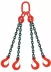 Строп цепной четырехветвевой 4СЦ 6.7 т L=2.2 м 8 кл с укоротителями купить в Перми