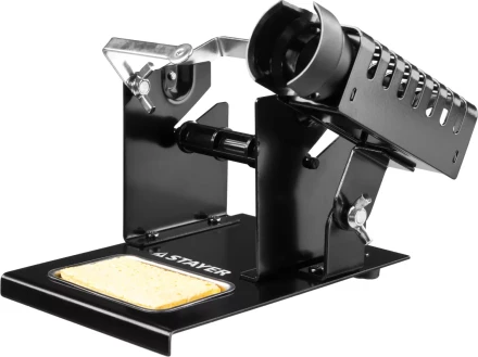 Подставка для паяльников STAYER &quot;MASTER&quot;, штампованная, с держателем для катушек с припоем 55321 купить в Перми