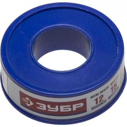 Фумлента ЗУБР &quot;МАСТЕР&quot;, плотность 0,25 г/см3, 0,1ммх12ммх15м 12373-12-025 купить в Перми