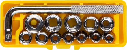 Набор STAYER Торцовые головки &quot;MASTER&quot; POCKET в пласт боксе, 13 предметов 2-26089-H13 купить в Перми