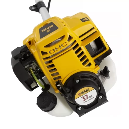 Триммер бензиновый DTL-37-4T, 4-тактный, 37 см3, неразъемная штанга, состоит из 2 частей Denzel 96267 купить в Перми