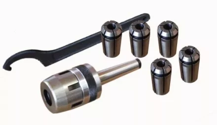 Патрон цанговый МТ2 с набором цанг ф3-10мм К 412 23480 купить в Перми