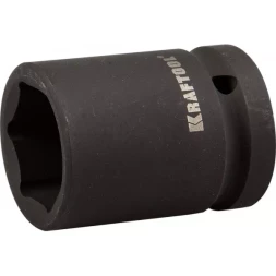 Торцовая головка KRAFTOOL "INDUSTRIE QUALITAT" ударная (3/4"), FLANK, Cr-Mo, фосфатированная, 24 мм 27945-24_z01