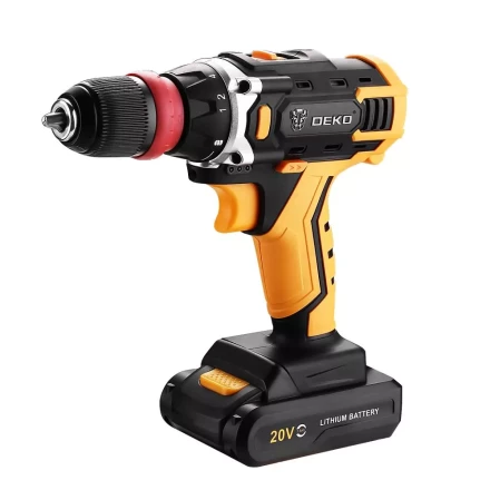 Дрель аккумуляторная DEKO DKCD20FU-Li SET3, 063-4177, со съемным патроном купить в Перми