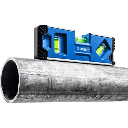 ЗУБР КОМПАКТ 3М, 150 мм, Т-образный усиленный профиль, магнитный компактный уровень, Профессионал (34552) купить в Перми