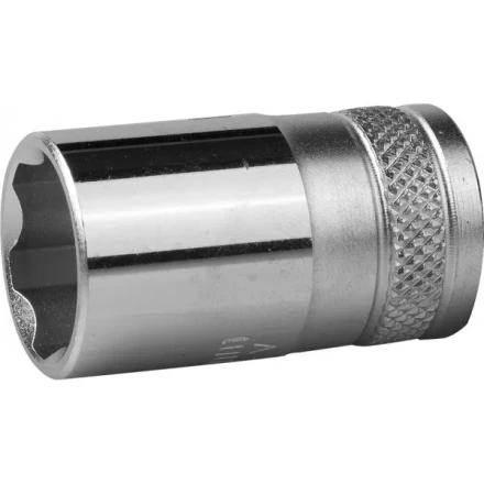 Торцовая головка KRAFTOOL &quot;INDUSTRIE QUALITAT&quot;, Cr-V, SUPER-LOCK, хромосатинированная, 1/2&quot;, 16 мм 27801-16_z01 купить в Перми