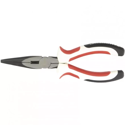 Длинногубцы Premium 200 мм прямые трехкомпонентные рукоятки MATRIX 17187 купить в Перми