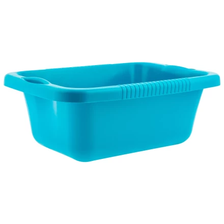 Таз пластмассовый прямоугольный 25 л, бирюзовый, Home Palisad 929935 купить в Перми