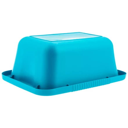 Таз пластмассовый прямоугольный 25 л, бирюзовый, Home Palisad 929935 купить в Перми