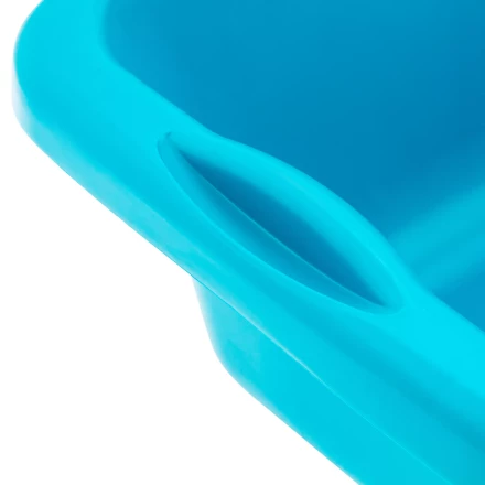 Таз пластмассовый прямоугольный 25 л, бирюзовый, Home Palisad 929935 купить в Перми