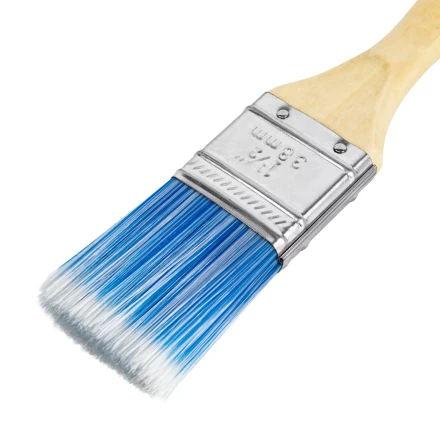 Кисть плоская &quot;Евро&quot; 1.5&quot;, искусственная щетина, деревянная ручка MTX 83070 купить в Перми