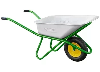 Тачка садово-строительная усиленная грузоподъемность 200 кг объем 90 л PALISAD 68935 купить в Перми