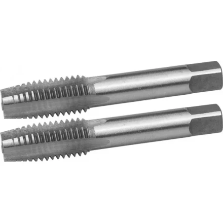 Комплект метчиков ЗУБР &quot;МАСТЕР&quot; ручных для нарезания метрической резьбы, М14 x 1,25, 2шт 4-28006-14-1.25-H2 купить в Перми