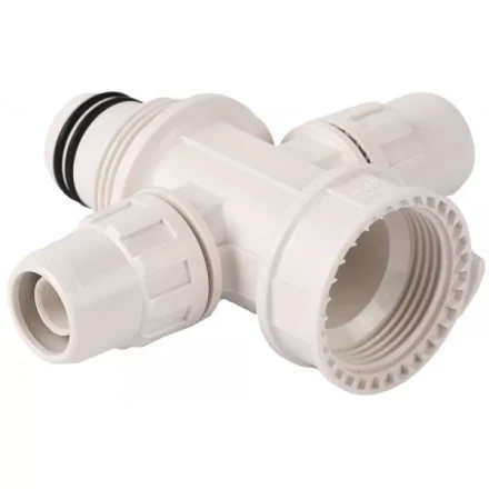 Коллектор ЗУБР &quot;ШиреФит&quot; сборный крестовой &quot;внутренняя резьба - штуцер с гайкой - штуцер с гайкой&quot;, 26мм х 16мм 51518-26-16-26 купить в Перми