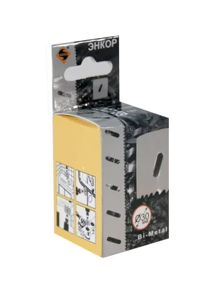 Коронка Bi-Metal Ф30 мм М3 Энкор 24130 купить в Перми