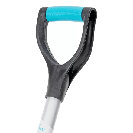 Лопата-скрепер для уборки снега Palisad 61797, полипропилен, 460х320х1300 мм, алюминиевый черенок, ПВХ, LUXE купить в Перми