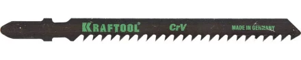 Полотна KRAFTOOL, T144D, для эл/лобзика, Cr-V, по дереву, ДВП, ДСП, быстрый рез, EU-хвост., шаг 4мм, 75мм, 2шт 159521-4 купить в Перми