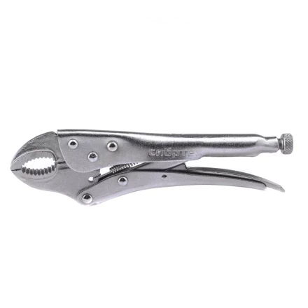 Зажим ручной полукруглый захват 220 мм Сибртех 18422 купить в Перми