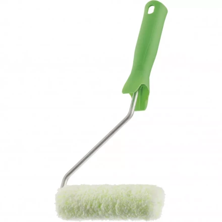 Мини-валик в сборе &quot;Работы с древесиной&quot; 110 мм ворс 12 мм D 16 мм D ручки 6 мм микроволокно Сибртех 80596 купить в Перми