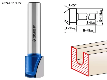Фрезы пазовые фасонные №3 серия ПРОФЕССИОНАЛ купить в Перми