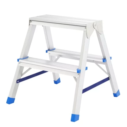 Стремянка двусторонняя 2 ступени алюминиевая Сибртех 97922 купить в Перми