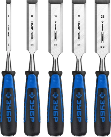 ЗУБР Ударник, 5 предм, набор стамесок-долот, Профессионал (18097-H5) купить в Перми