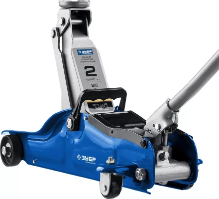 Домкрат гидравлический подкатной T35, 2т, 85-330мм, в кейсе, ЗУБР Профессионал 43056-2-K купить в Перми