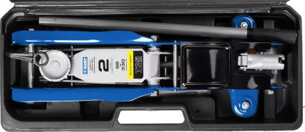 Домкрат гидравлический подкатной T35, 2т, 85-330мм, в кейсе, ЗУБР Профессионал 43056-2-K купить в Перми