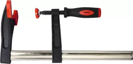 Струбцина F-образная, 600 х 120 х 715 мм, двойной упор MATRIX MASTER 20415 купить в Перми