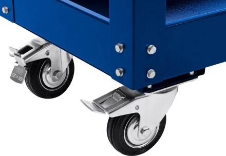 ЗУБР 820 х 405 х 955 мм, инструментальная тележка с выдвижным ящиком + 2 полки, Профессионал (38914) купить в Перми