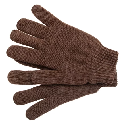 Перчатки трикотажные, двойные, полушерстяные, Россия, Сибртех 68633 купить в Перми