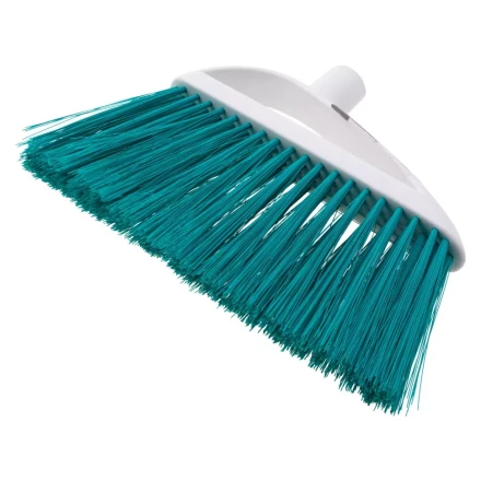 Щетка пластмассовая для подметания пола, премиум, 23 см, без черенка, бирюзовая щетина, Home Palisad 935565 купить в Перми