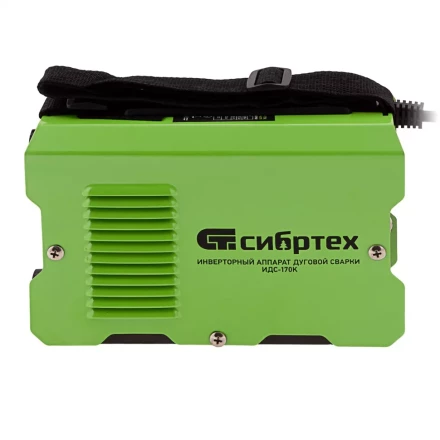 Инверторный аппарат дуговой сварки ИДС-170K, 170 А, ПВ 80%, диаметр электрода 1,6-3,2 мм Сибртех 94393 купить в Перми