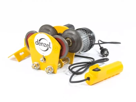 Каретка электрическая для тельфера DENZEL T-1000 52009 купить в Перми
