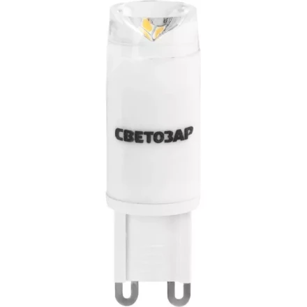 Лампа СВЕТОЗАР светодиодная &quot;LED technology&quot;, цоколь G9, теплый белый свет (3000 К), 2,5Вт (20) 44595-20 купить в Перми