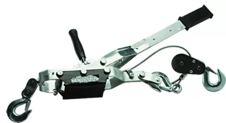 Лебедка рычажная тяга - 2 т подъем - 0.8 т одинарное храповое колесо  MATRIX 52220 купить в Перми