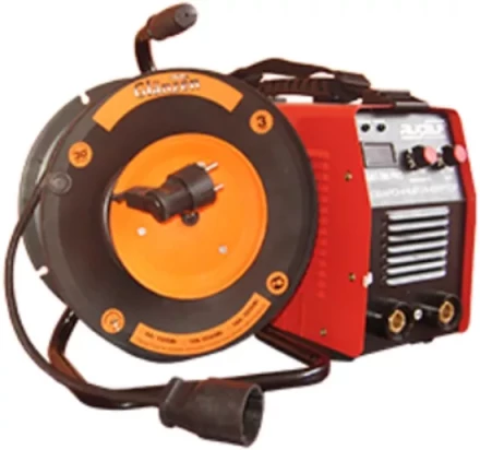 Сварочный удлинитель силовой 30м  на катушке с выносной розеткой GLANZEN ПВС 2х2,5 EB-30-010 купить в Перми