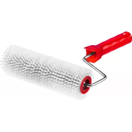 Валик игольчатый ЗУБР &quot;МАСТЕР&quot; для наливных полов в сборе, пластмассовые иглы 13мм, 72х200мм 03952-20 купить в Перми