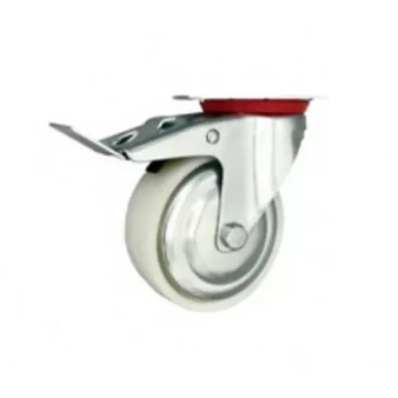 Колесо поворотное полипропилен SRCnb 63 160 мм с торозом (F) 1046157 купить в Перми