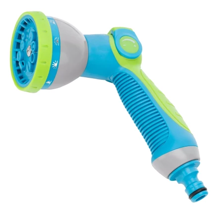 Набор поливочный Palisad 67671, шланг 7,5-22,5м, пистолет 8 реж., чехол, подвес, LUXE купить в Перми