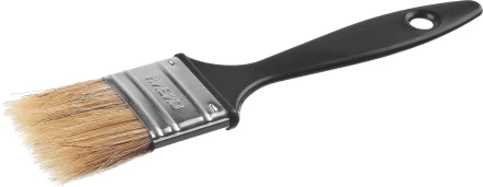 Кисть плоская СИБИН, пластиковая ручка, светлая щетина, 38мм 01008-038 купить в Перми