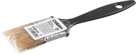 Кисть плоская СИБИН, пластиковая ручка, светлая щетина, 38мм 01008-038 купить в Перми