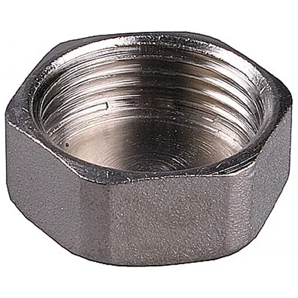 Заглушка GENERAL FITTINGS никелированная латунь, 6-ти гранная головка, внутренняя резьба, 1" 51097-1 купить в Перми