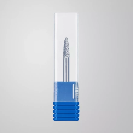 Зубр Твердосплавная борфреза F - парабола с закругленным углом, 6 х 18 мм, радиус 1.5 мм (28805-6-18) купить в Перми