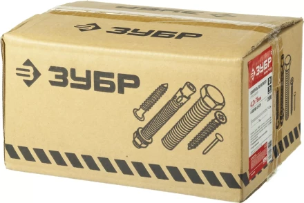 Саморезы ЗУБР с прессшайбой по листовому металлу до 0,9 мм, PH2, 4,2х76 мм, 2000шт 4-300190-42-076 купить в Перми