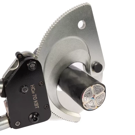 Секторные ножницы диэлектрические КВТ НСи-70 для резки бронированных кабелей до 70 мм (91814) купить в Перми